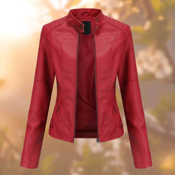 CRISTINA - CHAQUETA DE CUERO ELEGANTE