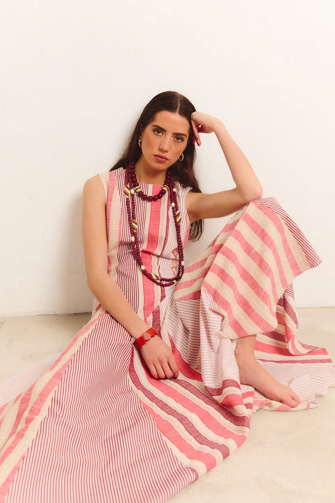 RUFINA - VESTIDO LARGO SIN MANGAS