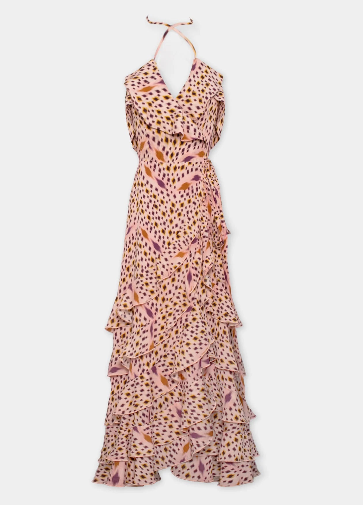 PIEDAD - VESTIDO CON TIRANTES Y VOLANTES