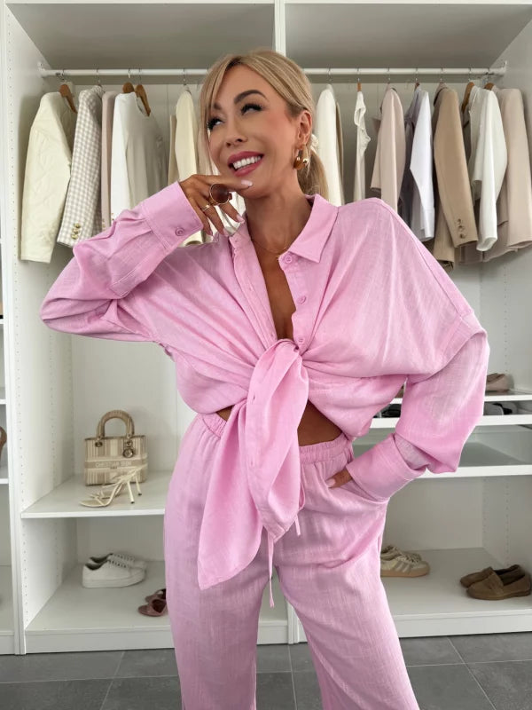 SHEILA - CONJUNTO CAMISA Y PANTALÓN