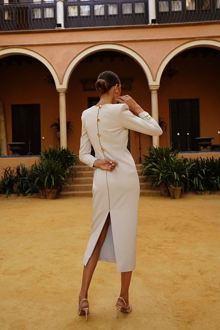ELOÍSA - VESTIDO MIDI AJUSTADO