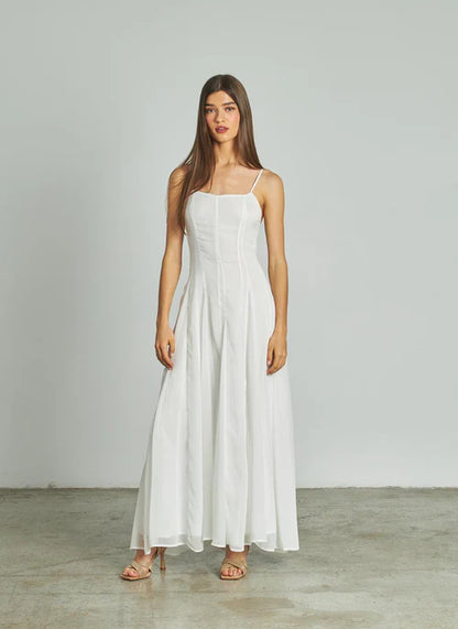 MARCELINA - VESTIDO LARGO CON TIRANTES
