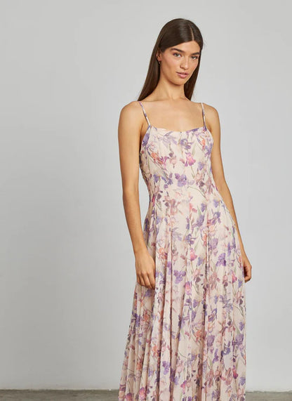 MARCELINA - VESTIDO LARGO CON TIRANTES