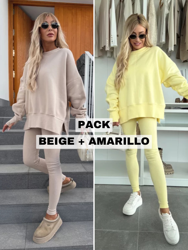AITANA - PACK 2X CONJUNTO JERSEY Y LEGGING