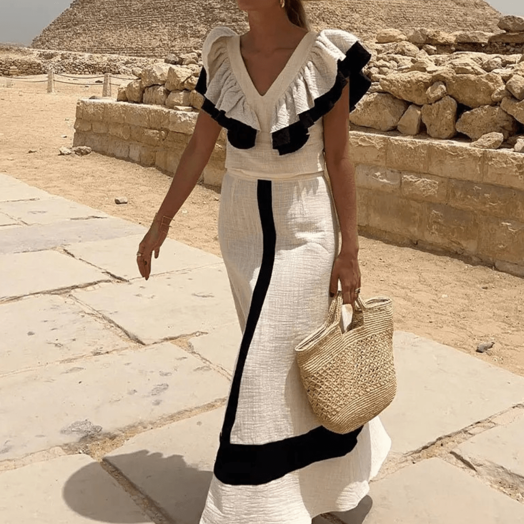 CAMELIA - CONJUNTO TOP Y FALDA