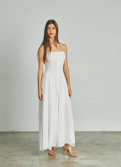 MARCELINA - VESTIDO LARGO CON TIRANTES