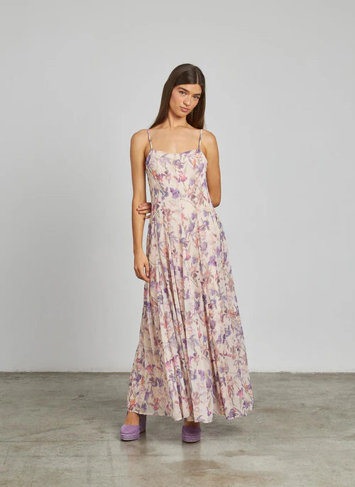 MARCELINA - VESTIDO LARGO CON TIRANTES