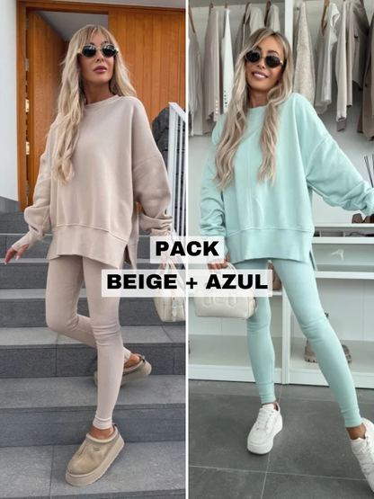 AITANA - PACK 2X CONJUNTO JERSEY Y LEGGING