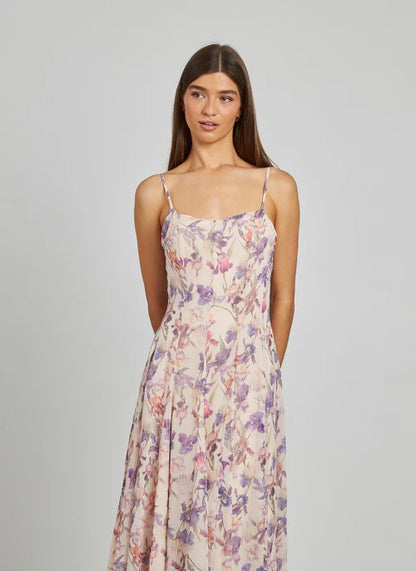 MARCELINA - VESTIDO LARGO CON TIRANTES