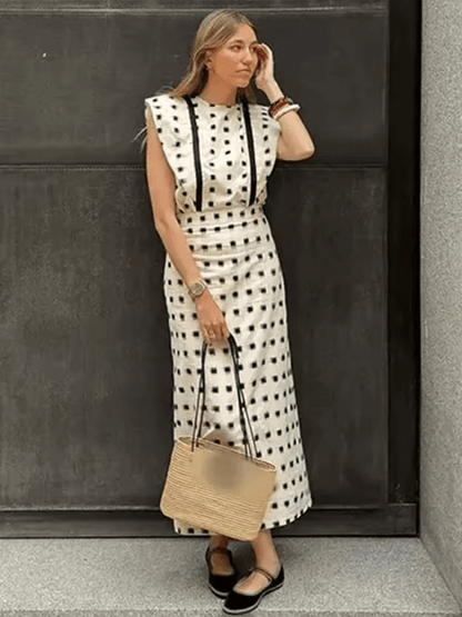 NEREIDA - VESTIDO MIDI CON MANGAS AMPLIAS
