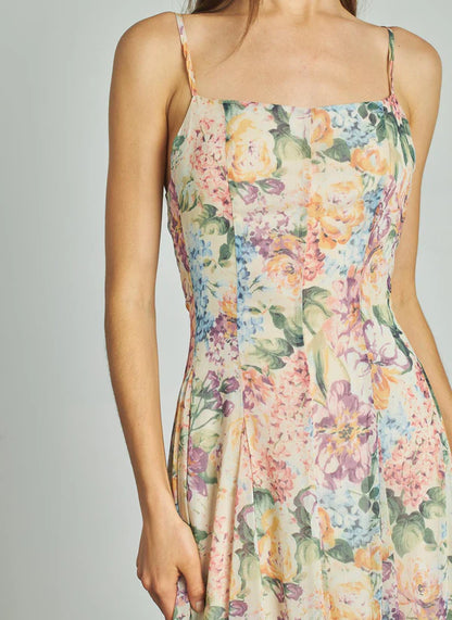 MARCELINA - VESTIDO LARGO CON TIRANTES