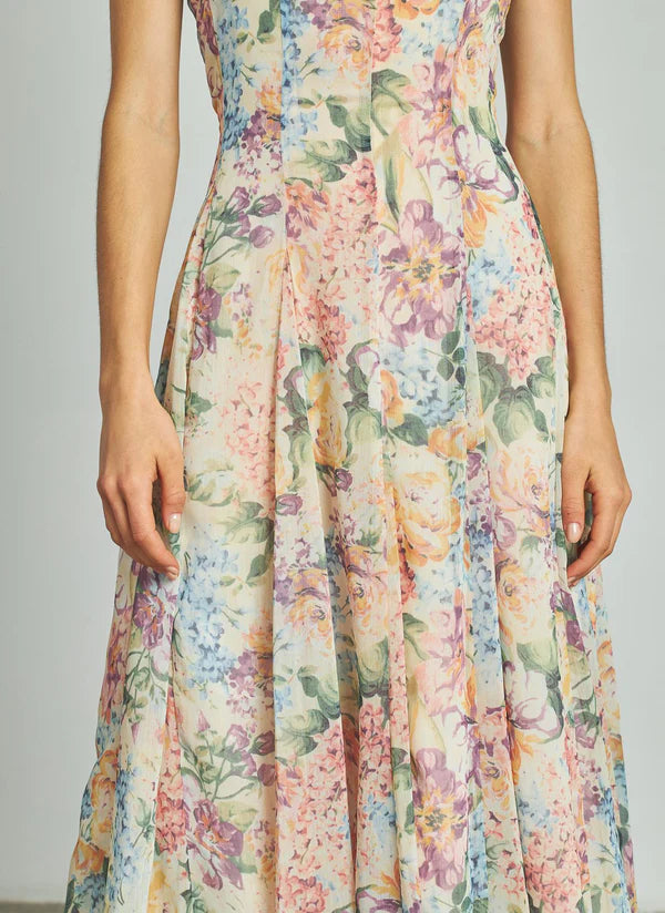 MARCELINA - VESTIDO LARGO CON TIRANTES