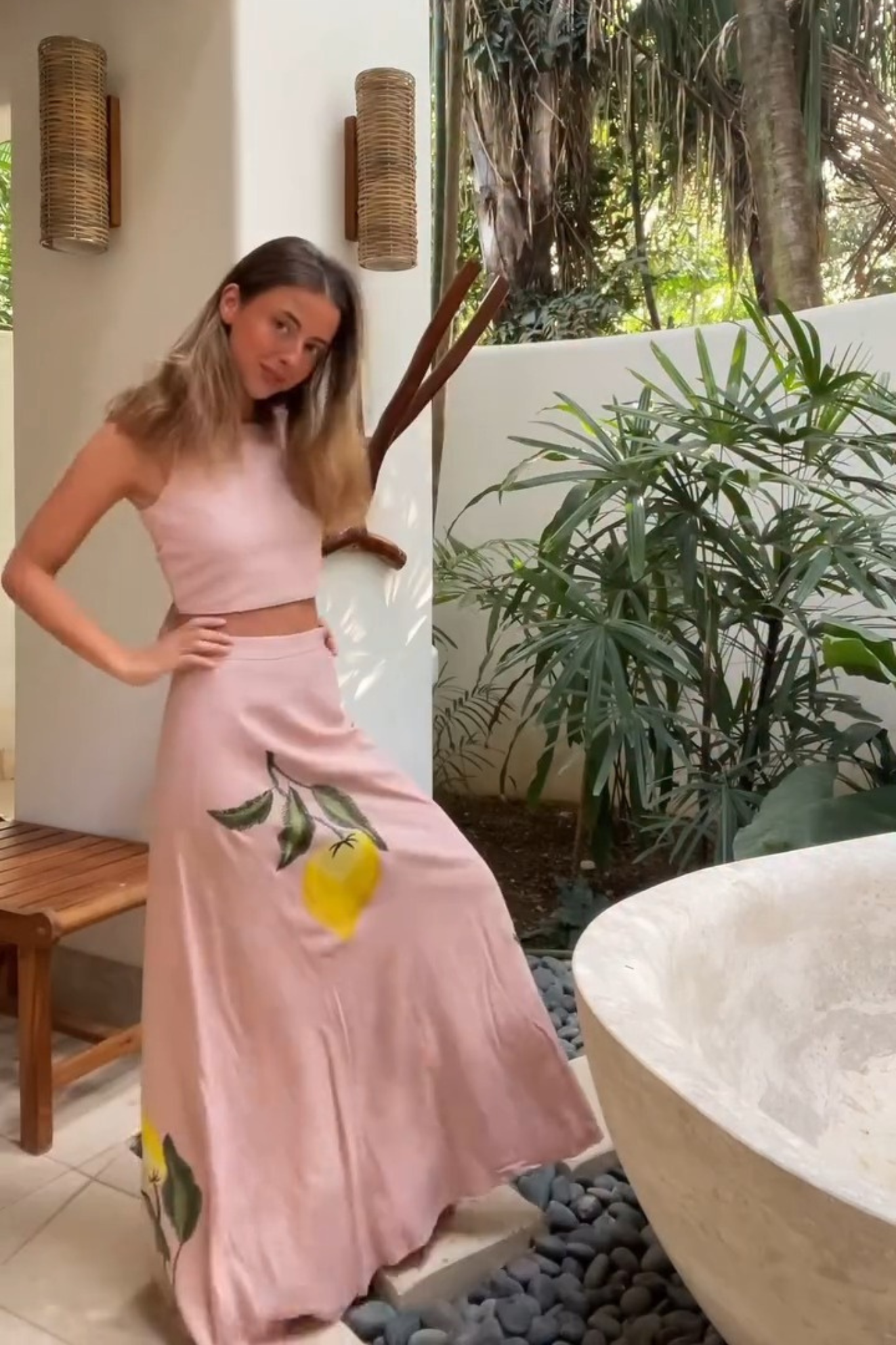 KELLY - CONJUNTO TOP Y FALDA