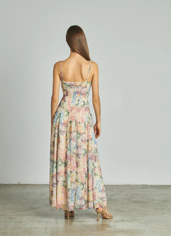 MARCELINA - VESTIDO LARGO CON TIRANTES