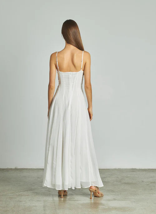 MARCELINA - VESTIDO LARGO CON TIRANTES