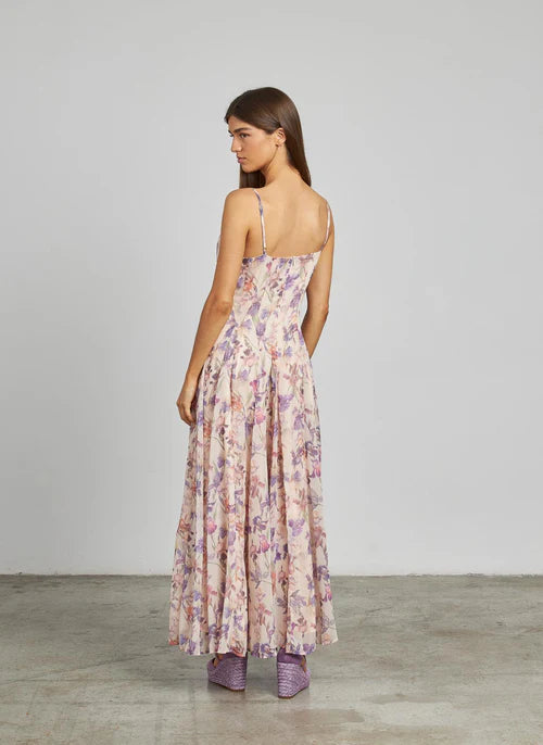 MARCELINA - VESTIDO LARGO CON TIRANTES