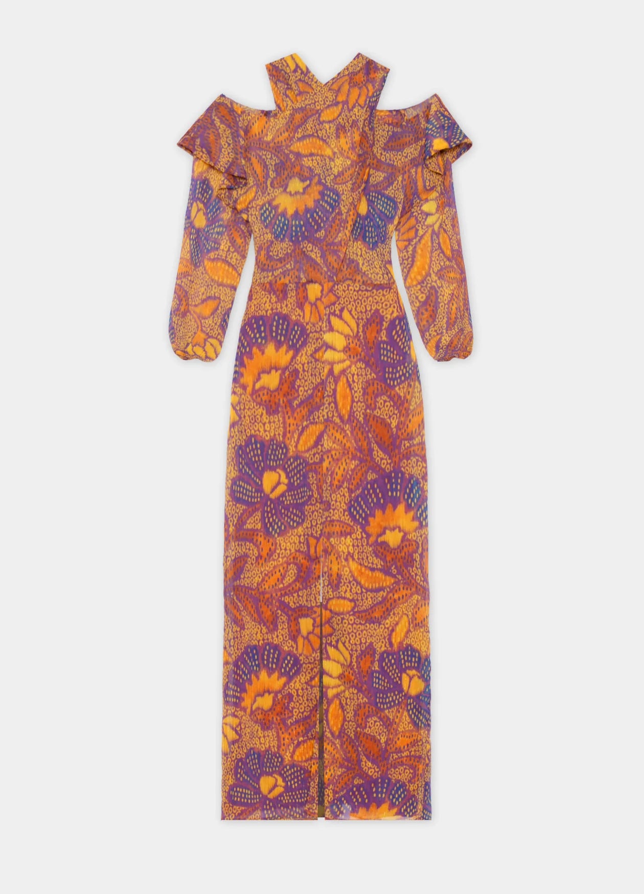 EULOGIA - VESTIDO MIDI CON ESTAMPADO