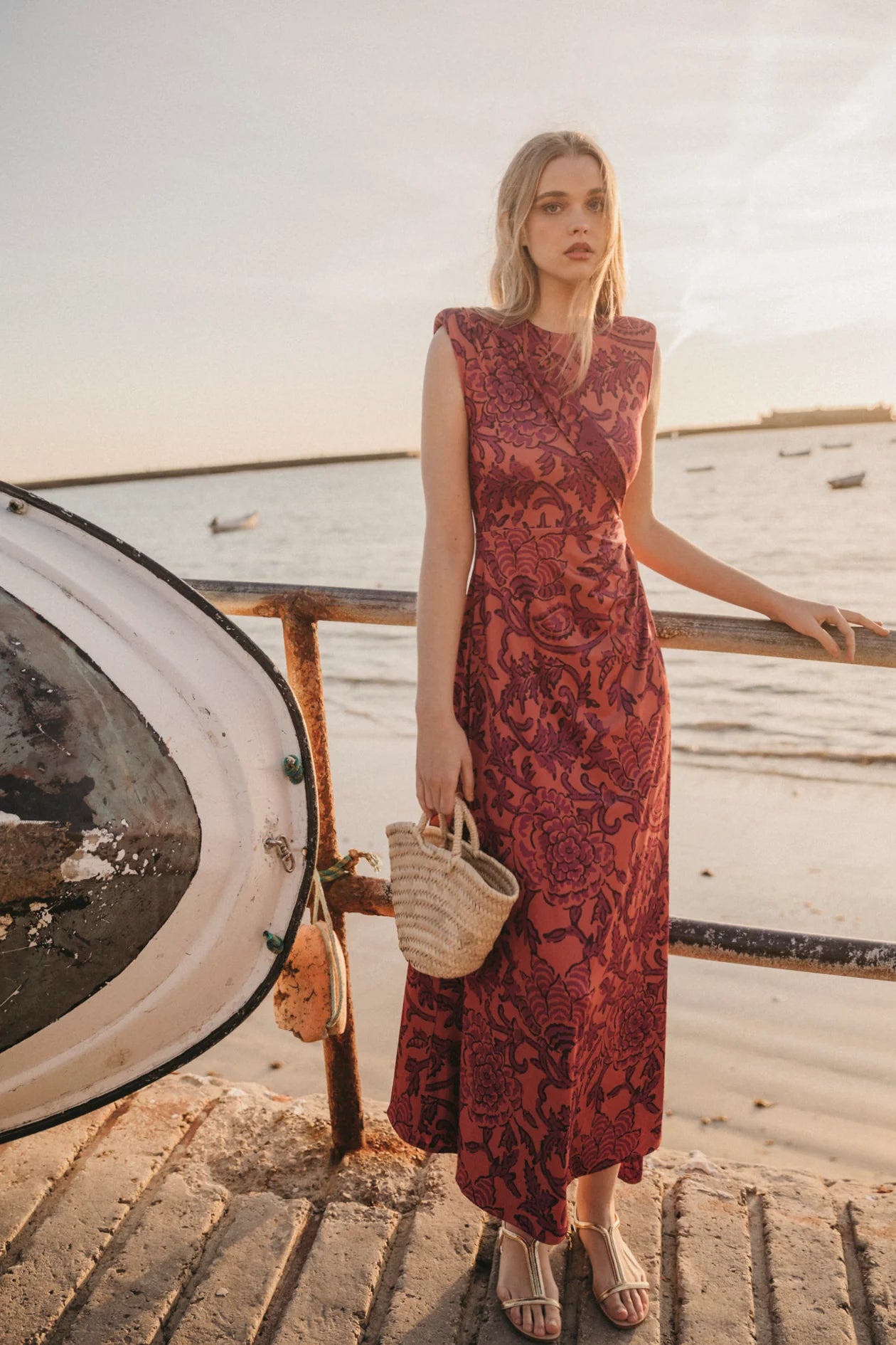 DEYANIRA - VESTIDO MIDI CON ESTAMPADO
