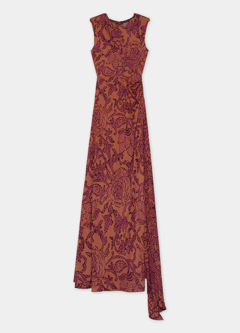 DEYANIRA - VESTIDO MIDI CON ESTAMPADO