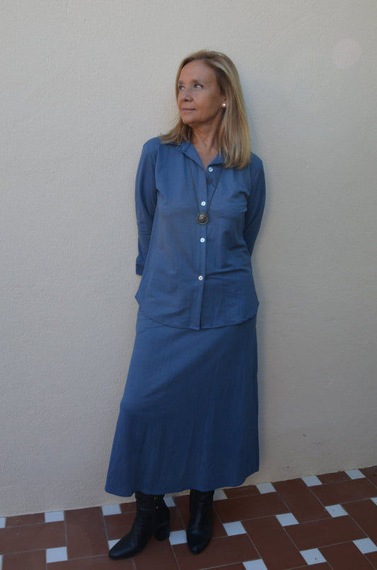 SORAYA - CONJUNTO CAMISA Y FALDA
