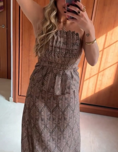 ZORAIDA - CONJUNTO TOP Y FALDA