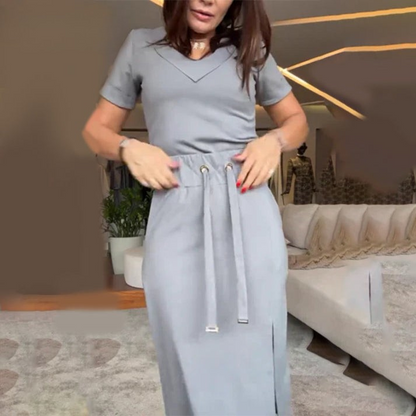 MOLINA - CONJUNTO CAMISETA Y FALDA MIDI