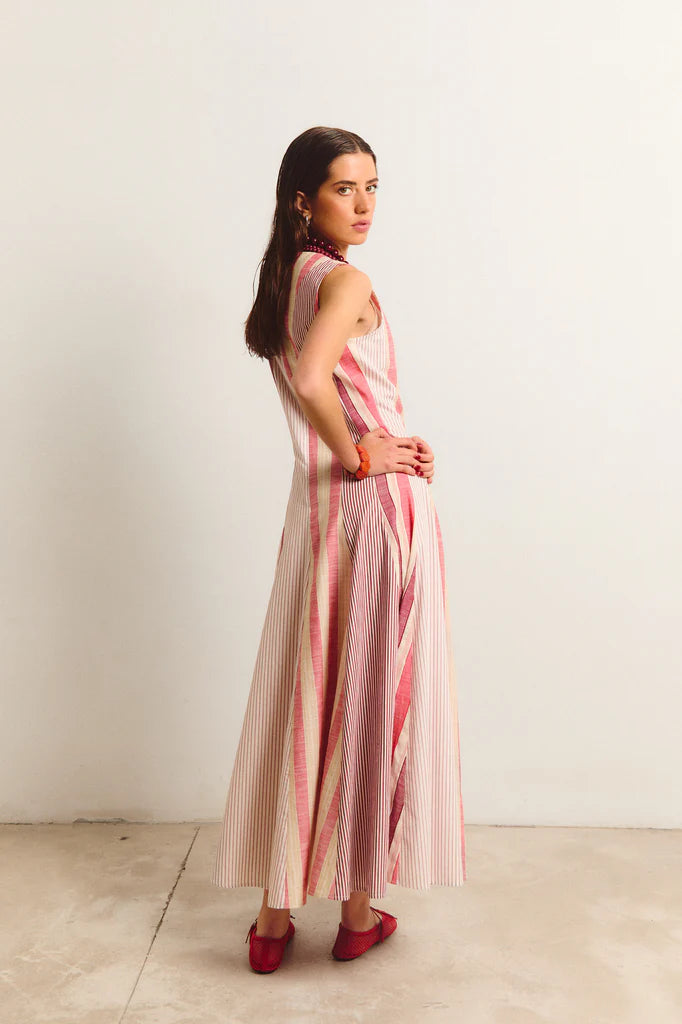 RUFINA - VESTIDO LARGO SIN MANGAS