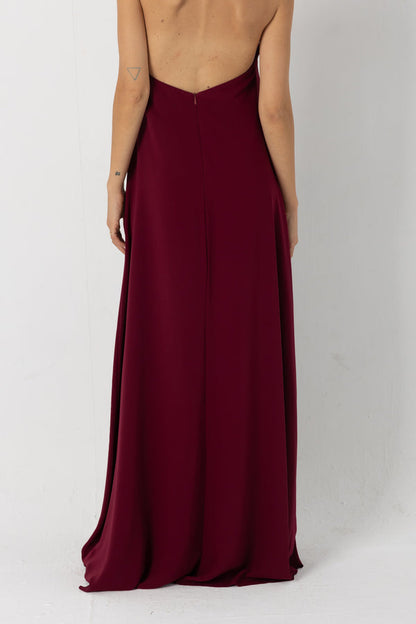 PAULINA - VESTIDO CON ESCOTE HALTER