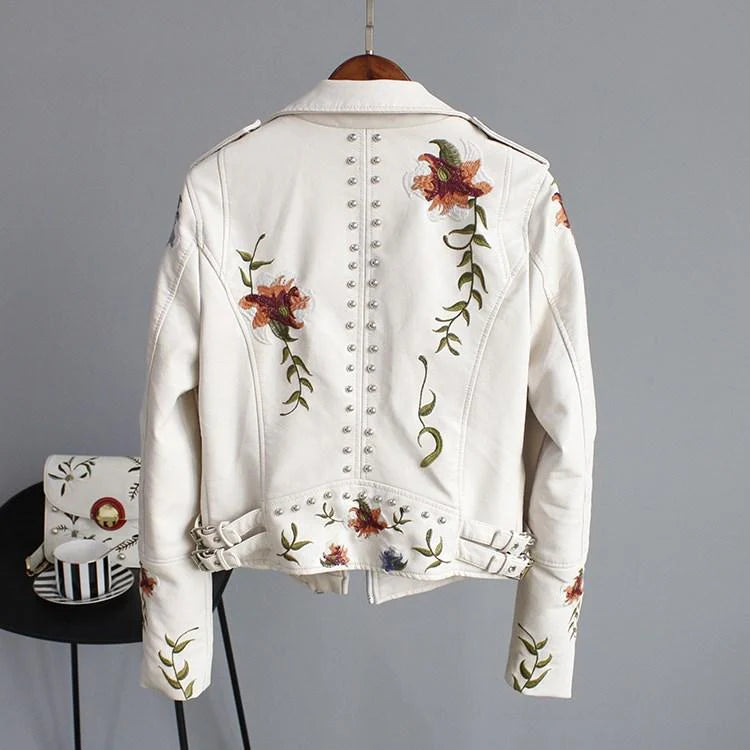 JANA - CHAQUETA CON BORDADO FLORAL