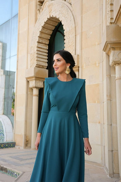 GRACIA - VESTIDO CON MANGAS LARGAS