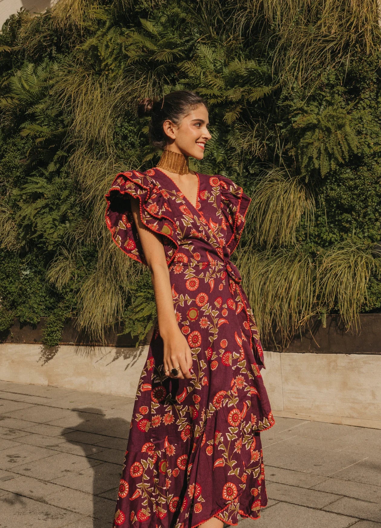 MELINA - VESTIDO CON ESTAMPADO FLORAL