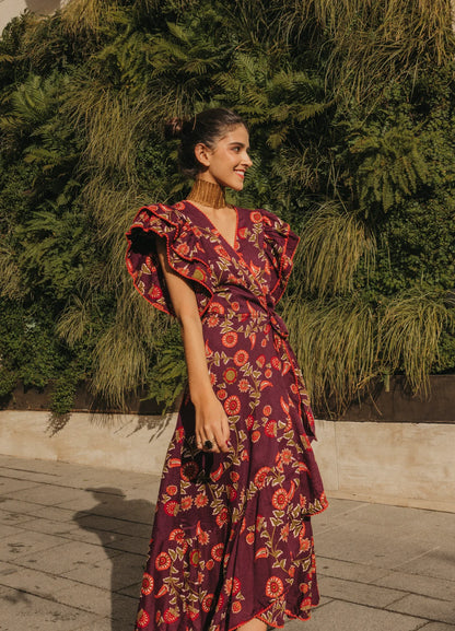 MELINA - VESTIDO CON ESTAMPADO FLORAL