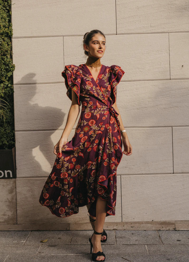 MELINA - VESTIDO CON ESTAMPADO FLORAL