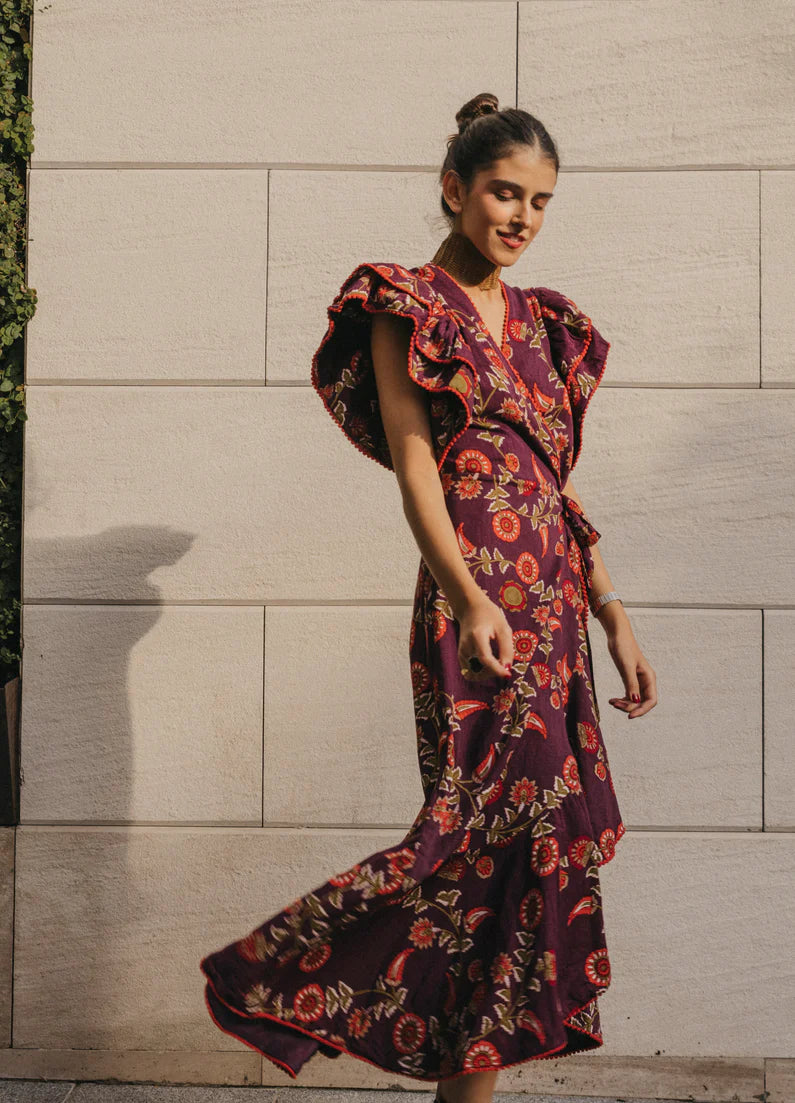 MELINA - VESTIDO CON ESTAMPADO FLORAL