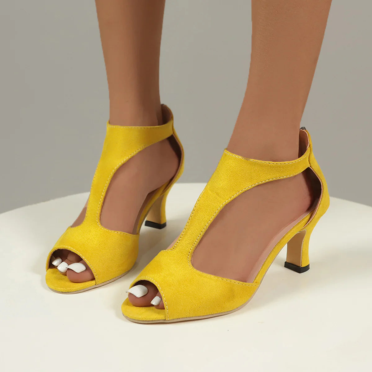 ZAIDA - SANDALIAS DE TACÓN ELEGANTES