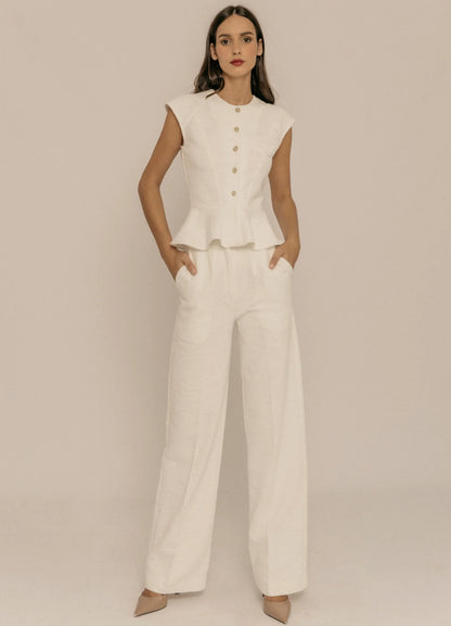 BRÍGIDA - CONJUNTO TOP Y PANTALÓN