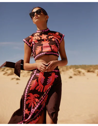 NOUR - CONJUNTO TOP Y FALDA