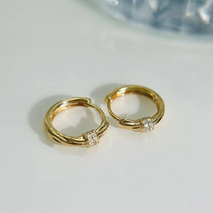 AMAYA - AROS DORADOS CON CIRCONITAS