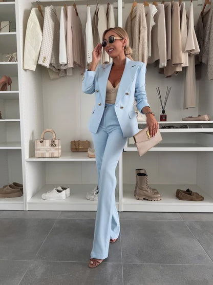 FÁTIMA - CONJUNTO DE BLAZER Y PANTALÓN