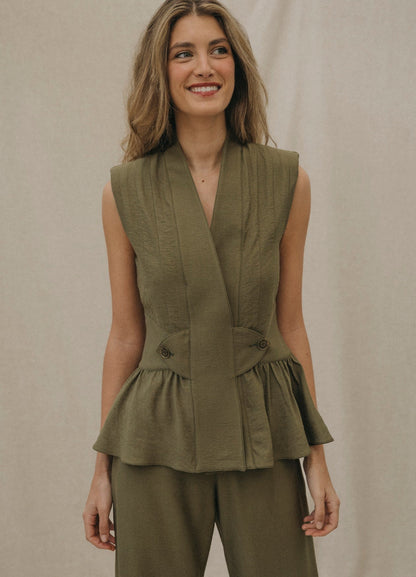 JUSTA - CONJUNTO TOP Y PANTALÓN