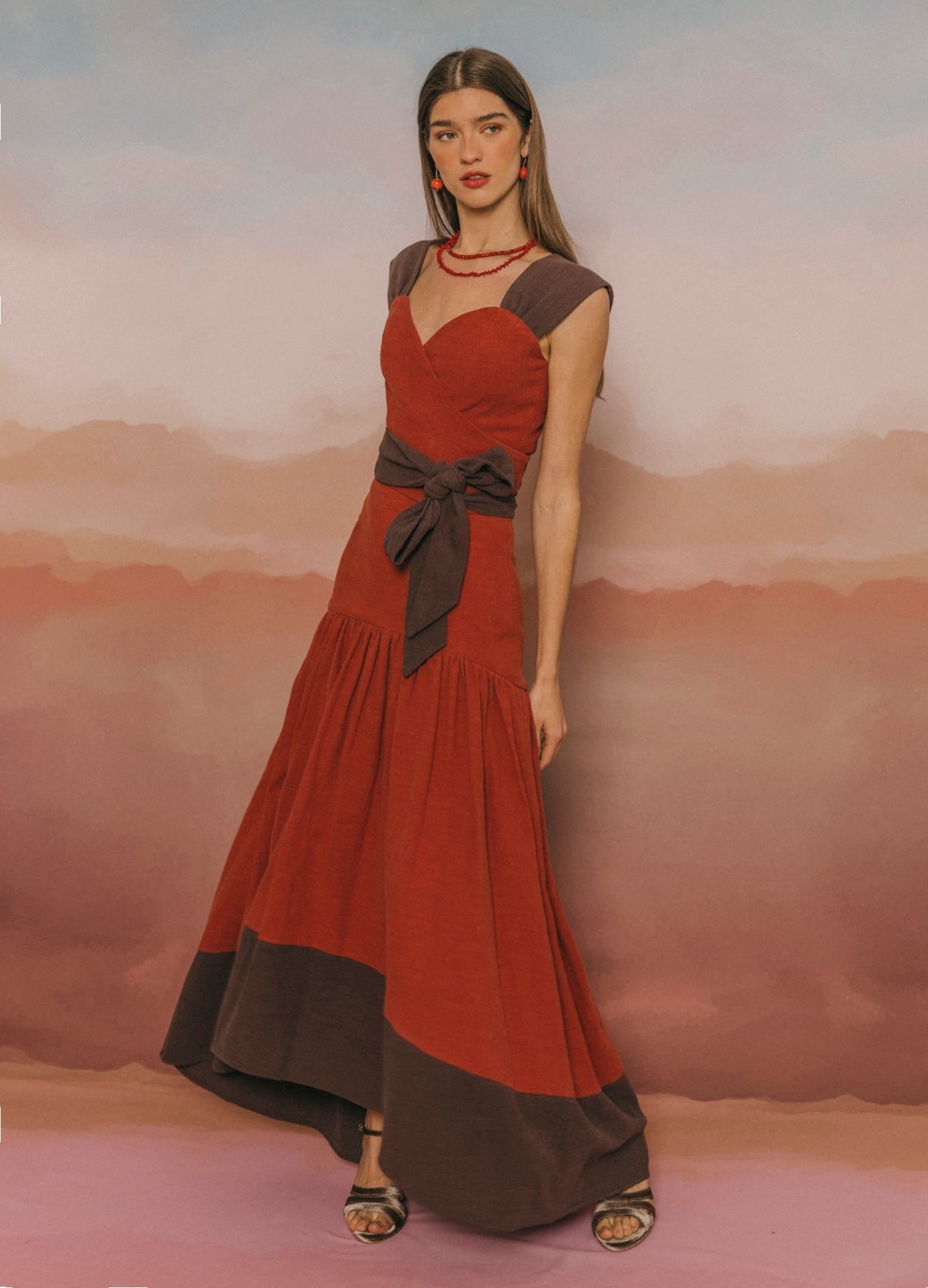 BALBINA - CONJUNTO TOP Y FALDA