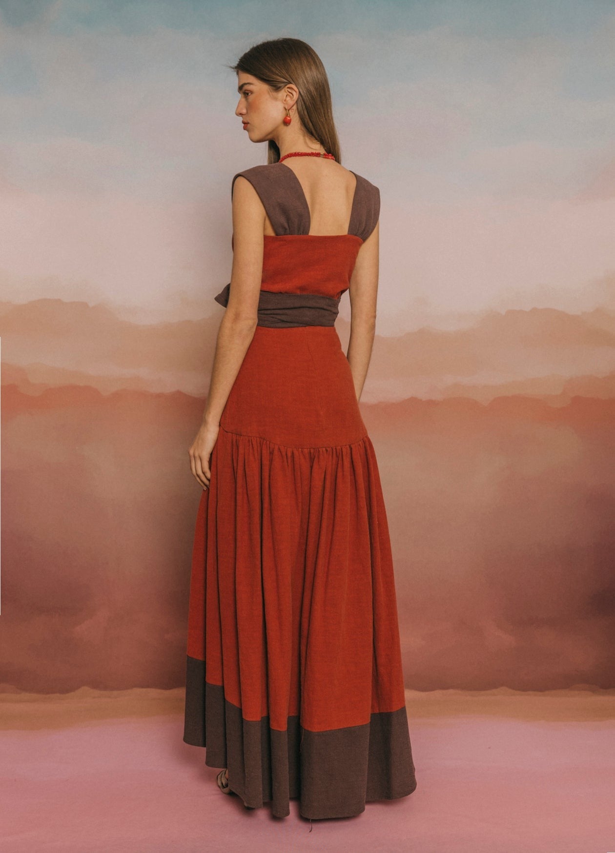 BALBINA - CONJUNTO TOP Y FALDA
