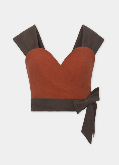 BALBINA - CONJUNTO TOP Y FALDA