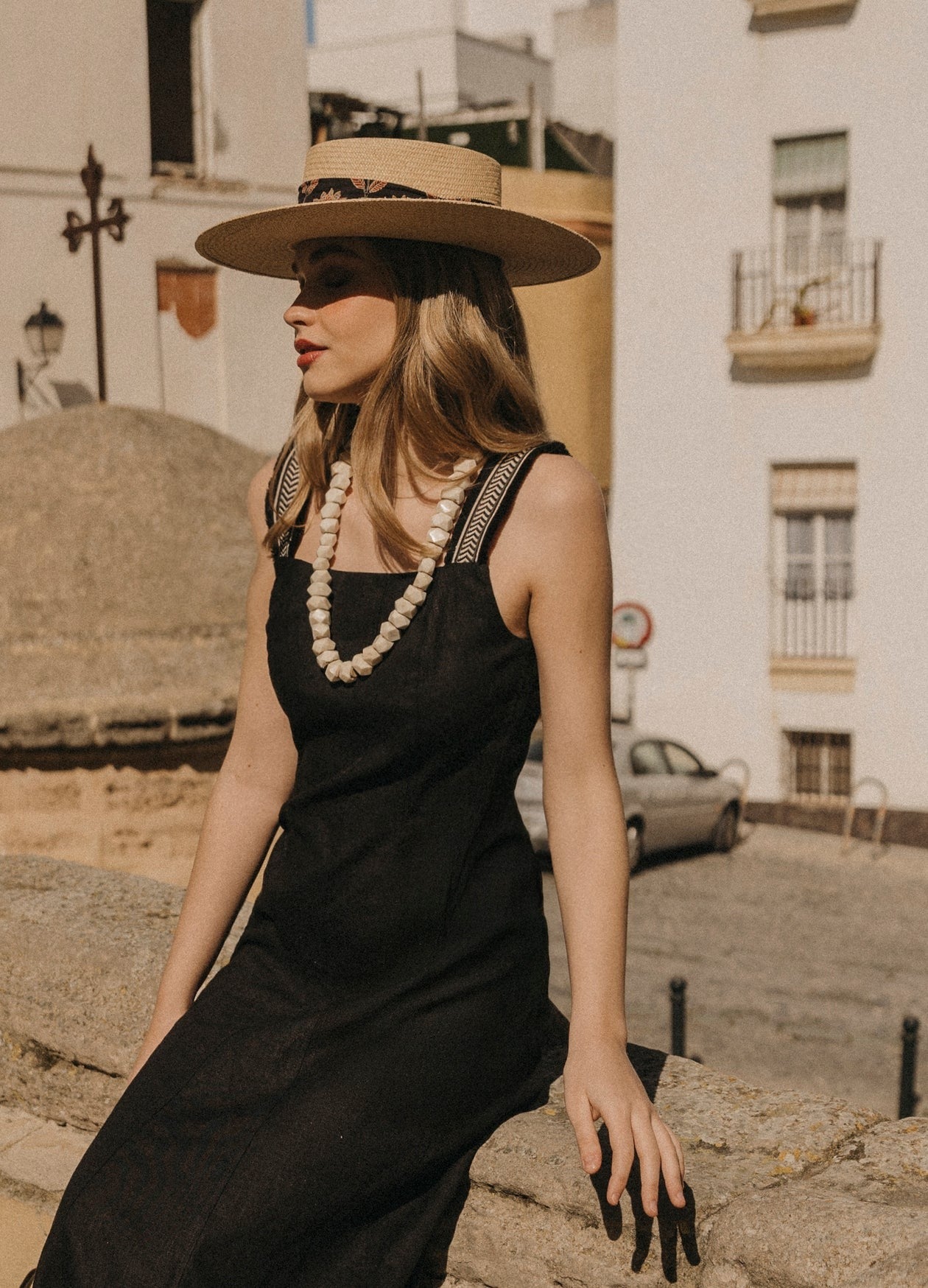 ANTONIETA - VESTIDO CON ESCOTE CUADRADO