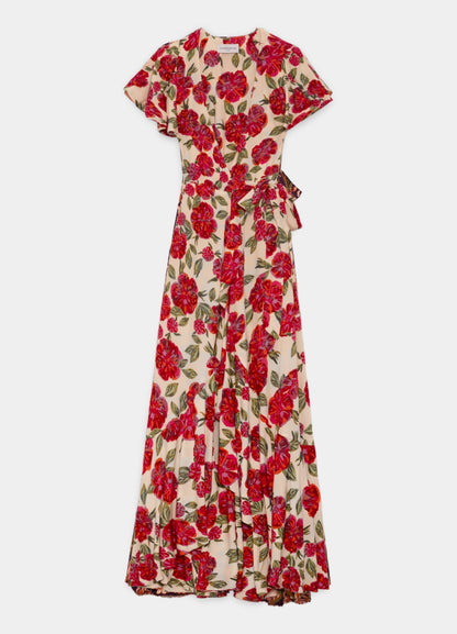 ANITA - VESTIDO CRUZADO CON ESTAMPADO