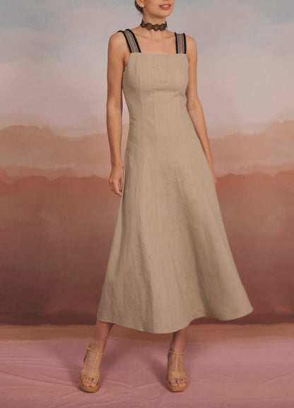ANTONIETA - VESTIDO CON ESCOTE CUADRADO