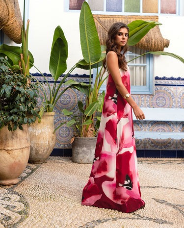 DAYANA - VESTIDO CON ESTAMPADO FLORAL