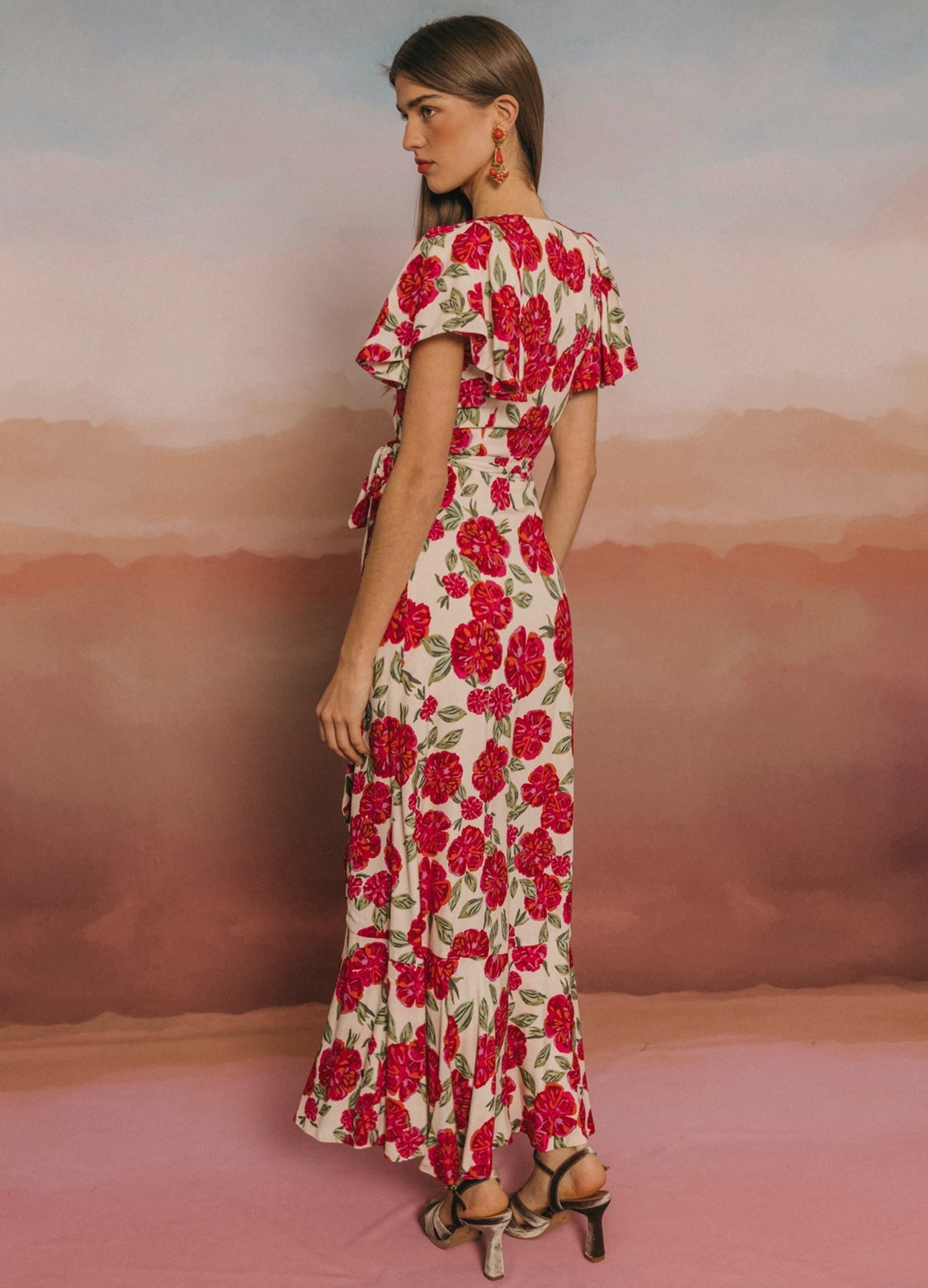 ANITA - VESTIDO CRUZADO CON ESTAMPADO