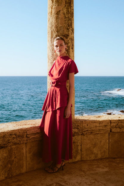 LORENZA - VESTIDO CON ESCOTE REDONDO