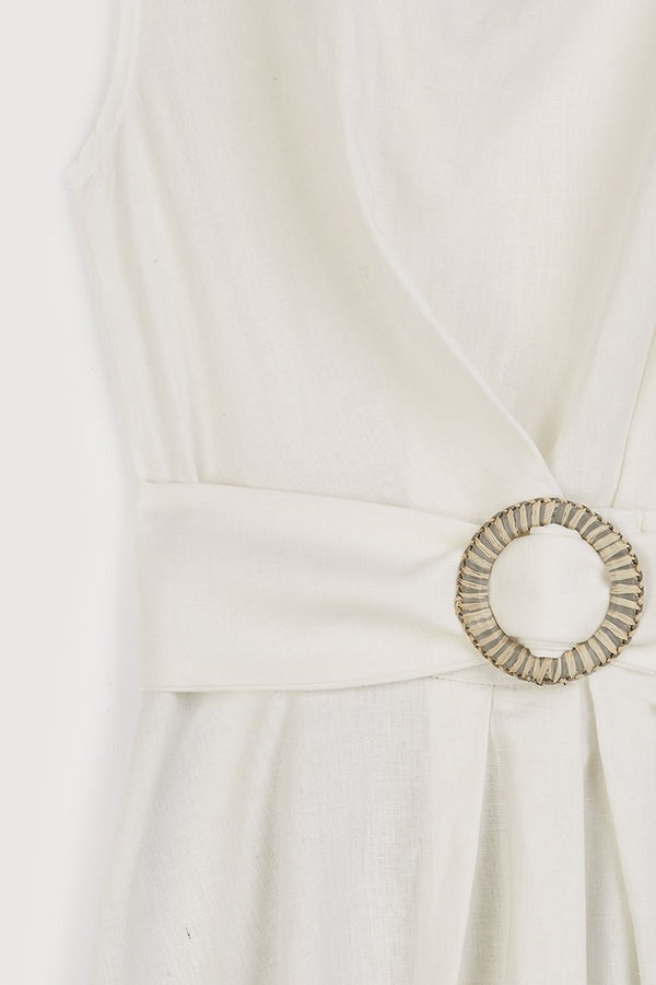 LORENZA - VESTIDO CON ESCOTE REDONDO